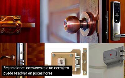 Reparaciones comunes que un cerrajero puede resolver en pocas horas